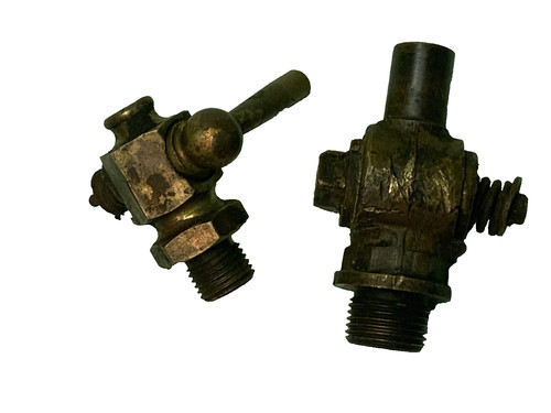 Vintage car brass water - vintage,
