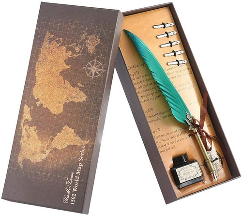 Vintage feather quill - feather,