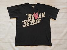 Vintage Stray Cats Men's Band T-shirt Brian Setzer Red Hot Live Size Medium