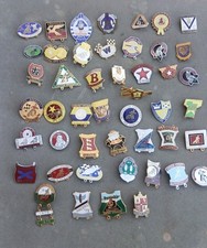 Vintage Speedway Motorcycle Club Enamel Badges Original As Seen Condition X 47