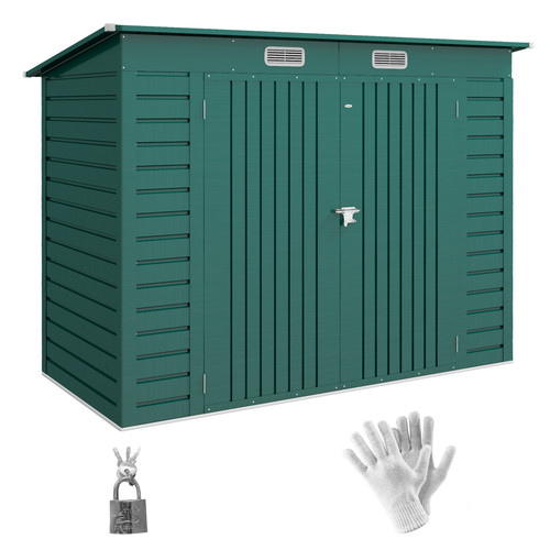 Garden bike shed green - bike,
