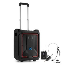 Vonyx SPLASH300 Weatherproof Outdoor PA Speaker System with Wireless Headset Mic