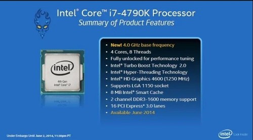 Intel core 4790k 00 ghz - core, i7-4790k