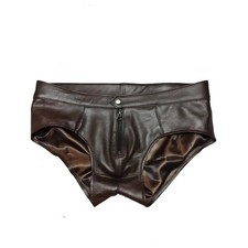 Men's Sheepskin Brown Leather