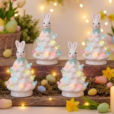 6 Set Mini 4 Inch Easter Bunny
