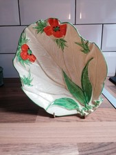 VINTAGE BURGESS BROS BURCROFT BOWL Leaves Flowers no 6762 