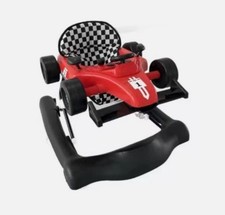 4-in-1 Baby Walker Foldable Activity Push Walker with Adjustable Height & Speed