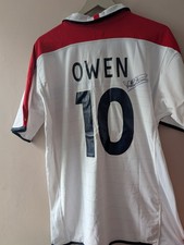 Michael Owen Signed England