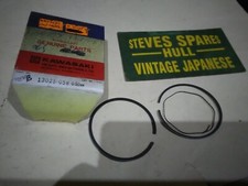 KAWASAKI KE175 B1 ,1st Oversize 0.50mm  ,GENUINE PISTON RING SET ,NOS. NLA.
