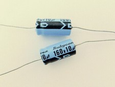 10uF 160V Axial Capacitor Pair