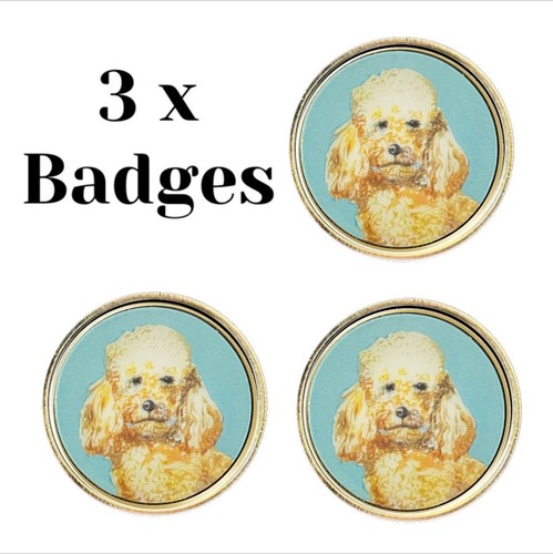 Poodle lapel pin - (bu4),