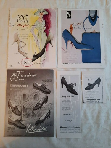 1950s ladies shoe adverts - shoe,