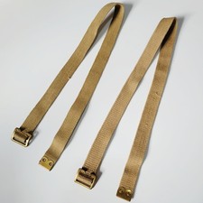 WW2 UNISSUED - WEBBING UTILITY STRAPS - 1937 PATTERN BRITISH ARMY 37