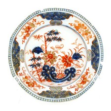 Chinese porcelain plate - porcelain, imari