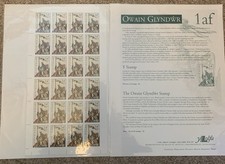 Owain Glyndwr Commemorative Stamps - Rare