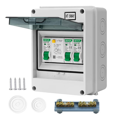 Consumer unit 5way ip65 - unit,