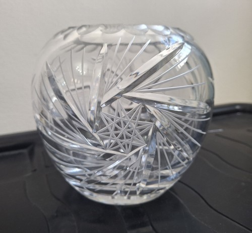 Vintage cut lead crystal - cut, glass