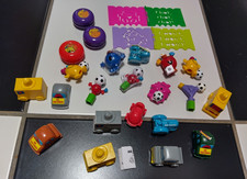 Vintage 1990s Mr Men Pencil Toppers Bundle Toy Figures Football Mr Jelly