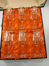 Royal wedding wine glasses x6