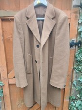 Crombie Men's Vintage Overcoat Large Pure Wool