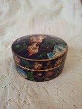 Vintage Blue Round Enamel