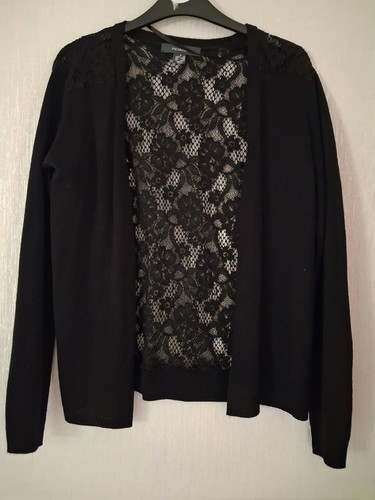 Ladies black lace back - ladies,