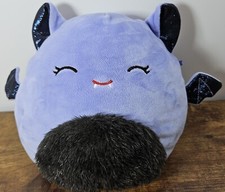 Squishmallows Joldy Purple Bat Halloween Vampire Bat Soft Toy 7.5” VGC 