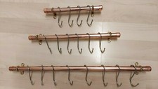 COPPER UTENSIL RAIL & BRASS