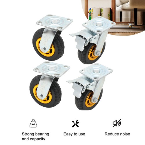 4pcs set 150mm swivel - 4pcs/set, castors