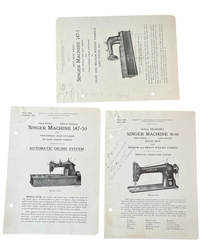 Singer sewing machine - sewing, flyer