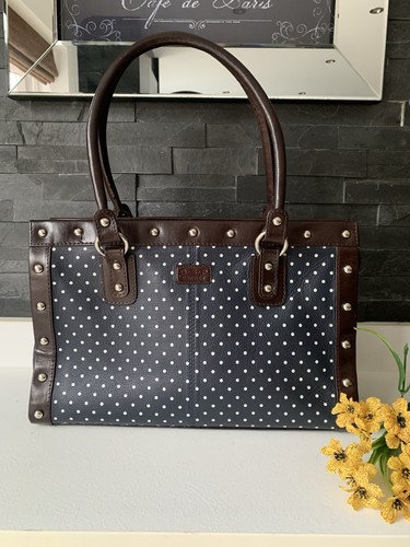 Osprey leather polka dot tote - osprey,