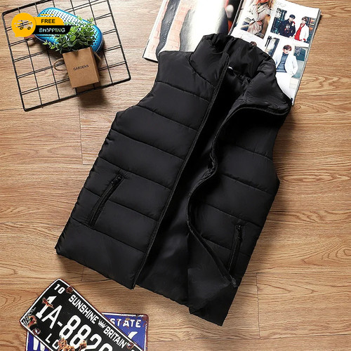Mens body warmer full - body, zip