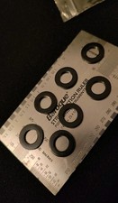 Guitar Washers For Tuning Pegs Or Tuning Machines Black 7 pcs