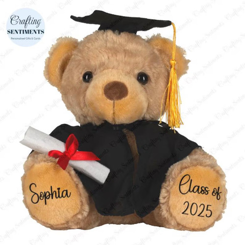 Personalised graduation bear - graduation,