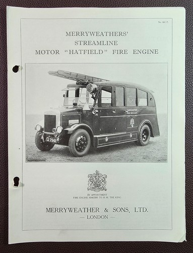 1935 merryweather streamline - 1935,