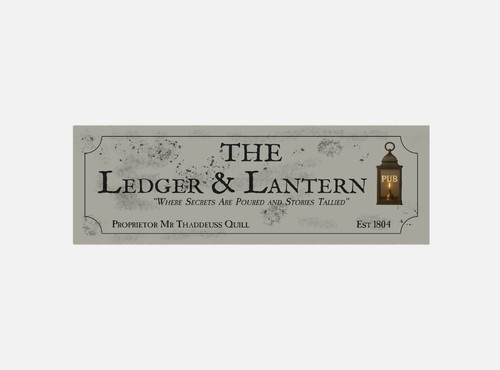 The ledger and lantern - ledger, –