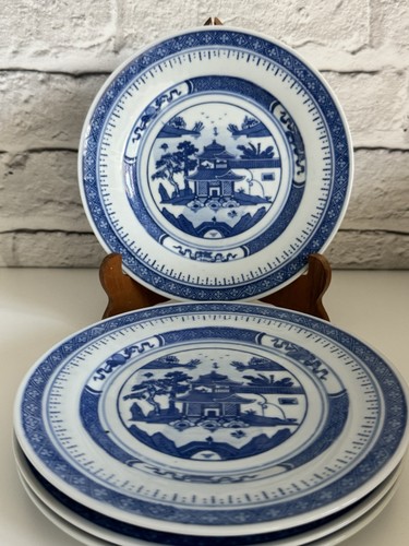 Vintage chinese blue white - vintage,