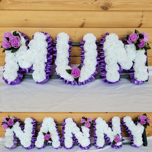 Mum nanny funeral - mum, flowers
