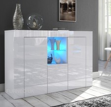 White Sideboard Cabinet High