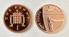 Royal Mint PROOF & BU 1p One Penny Coins 1984-2022 Coin Hunt - Select Year