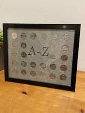 10p A to Z Alphabet Coin Display Frame 2018 2019 For Full Set No Coins Included