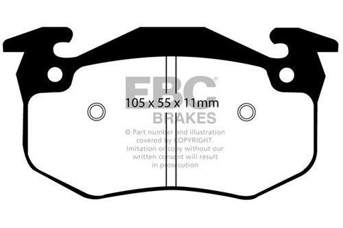 Ebc ultimax rear brake pads - ultimax,