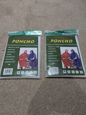 ponchos waterproof adult x 2