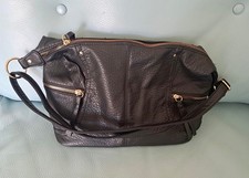 Matalan faux leather black handbag