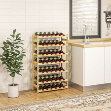 Wooden Wine Rack 42 Bottles