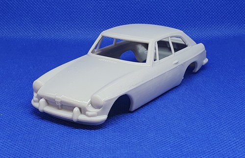 Mgb slot car body - mgb, 1/32