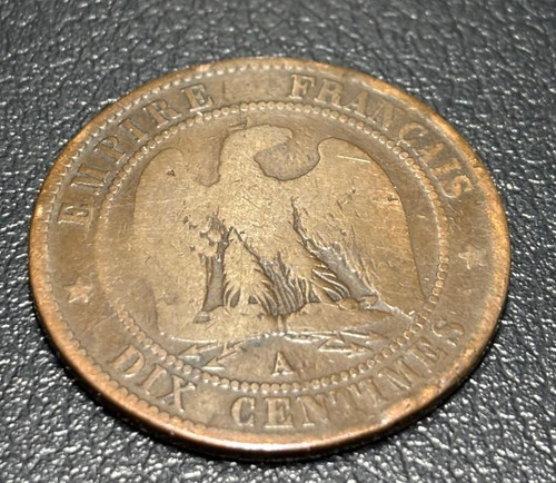 1864 france centimes - france,