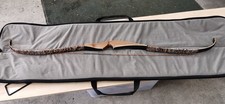 Grizzly Hunter Traditional Bow 60  With Carry Case
