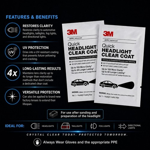Headlight restorer quick - headlight,