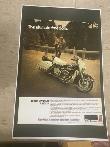Vintage harley davidson flh - vintage,